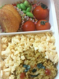 ☆40周年ゴールドモンチッチのキャラ弁☆-レシピのメイン写真