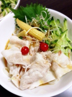冷しゃぶサラダうどん-レシピのメイン写真