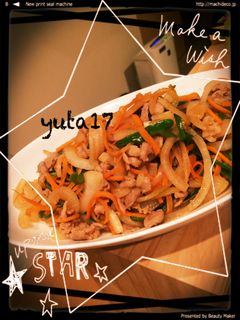 ニンニク肉野菜炒め-レシピのメイン写真