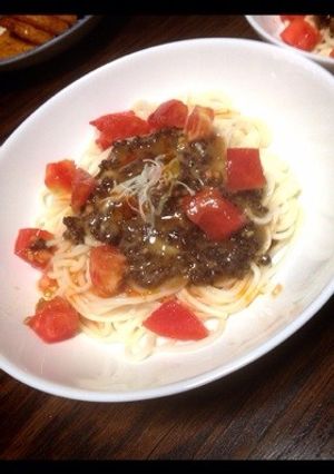 ごまドレそーめんのちょー簡単坦々麺！わら-レシピのメイン写真