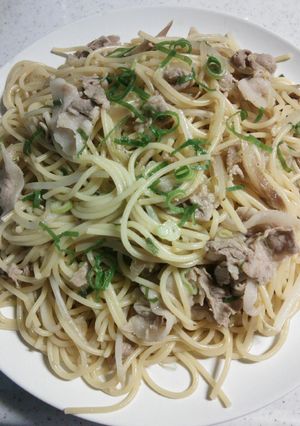 豚肉とみょうがのサッパリパスタ♪-レシピのメイン写真