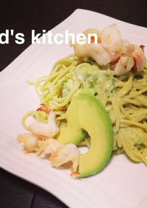 海老とアボカドのクリームパスタ♪-レシピのメイン写真