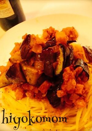 ナスとベーコンのパスタ-レシピのメイン写真