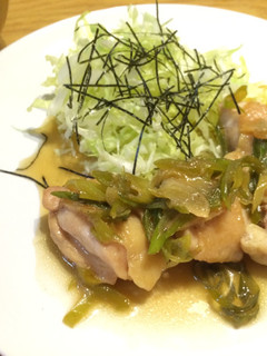 鶏もも肉とネギのポン酢焼き-レシピのメイン写真