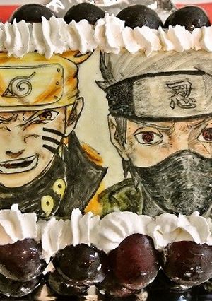 大きいキャラチョコプレートケーキの作り方-レシピのメイン写真