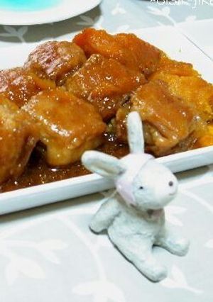 豚ばらスライスで作る豚の角煮-レシピのメイン写真