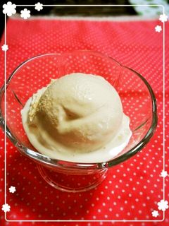 ジンジャーミルク♡アイスクリーム♪-レシピのメイン写真