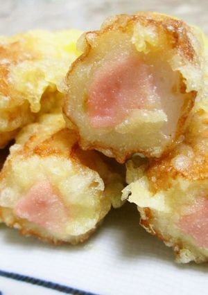 ◎魚肉ソーセージ入りちくわの天ぷら-レシピのメイン写真