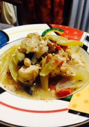 夏野菜と鶏むね塩レモン煮-レシピのメイン写真