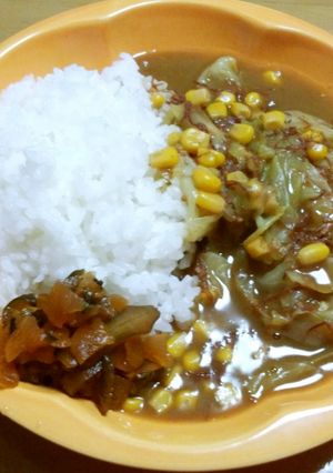 キャベツカレー(^^♪-レシピのメイン写真