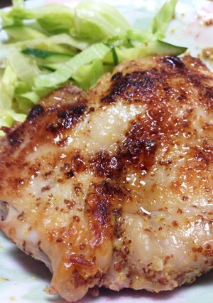★簡単！鶏肉の塩レモンマスタード焼き-レシピのメイン写真