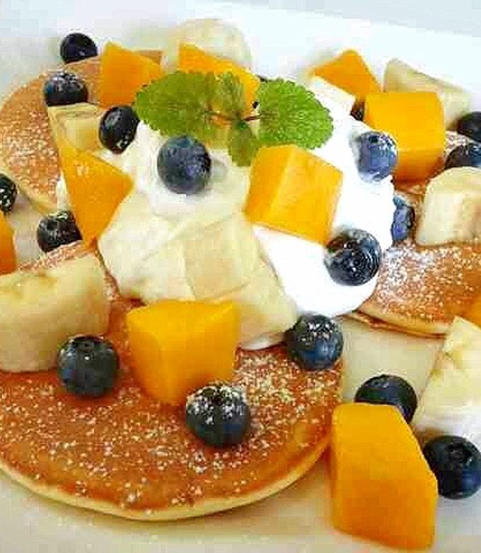 ヨーグルトホイップパンケーキ【卵白消費】-レシピのメイン写真