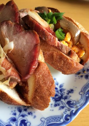 ランチ♡焼豚サンドイッチ-レシピのメイン写真