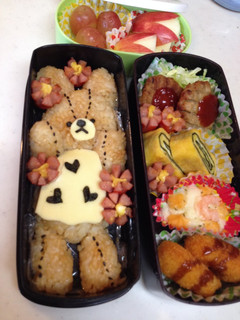 キャラ弁 くまのがっこうジャッキー-レシピのメイン写真