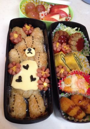 キャラ弁 くまのがっこうジャッキー-レシピのメイン写真