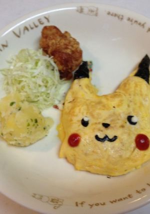 キャラごはん ポケモン ピカチュウ-レシピのメイン写真