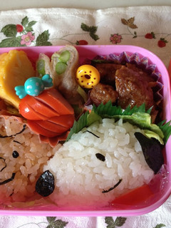 キャラ弁 スヌーピー チャーリーブラウン-レシピのメイン写真