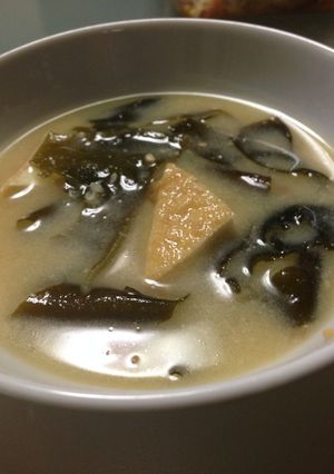夏にさっぱり☆梅干豆乳のお味噌汁-レシピのメイン写真