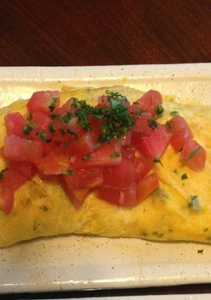 朝食にも最適　簡単ふわふわオムレツ-レシピのメイン写真