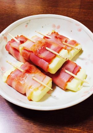 ベーコンのチーズ巻き♡お弁当♡おつまみ♡-レシピのメイン写真