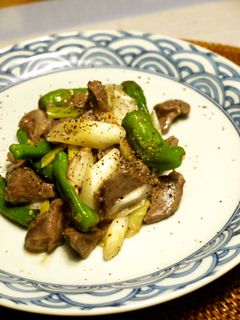 塩レモンだけで味付け、砂肝炒め!-レシピのメイン写真