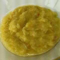 รูปของ 搾りかすで離乳食★キャベツのコーンスープ
