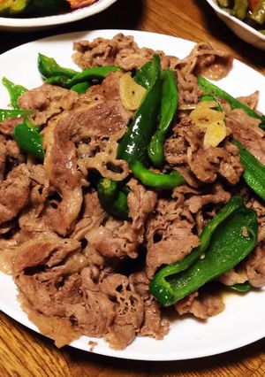 ピーマンと牛肉たっぷり焼き-レシピのメイン写真