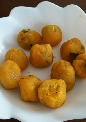 全部レンジで!!もっちりかぼちゃもち♪-レシピのメイン写真