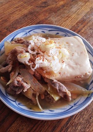 酒煮仕立ての肉豆腐-レシピのメイン写真