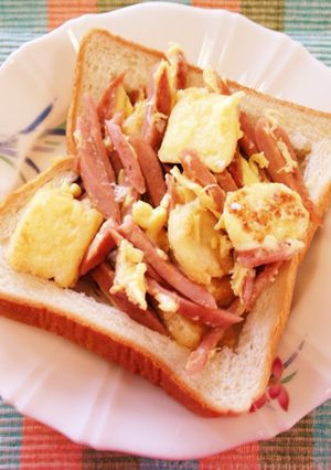 簡単朝ごはん☆フレンチトースト…?-レシピのメイン写真