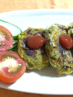 カボチャの煮物でカボチャのお焼き-レシピのメイン写真