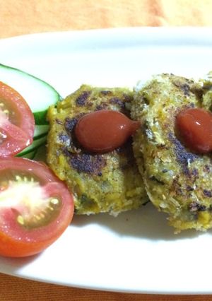 カボチャの煮物でカボチャのお焼き-レシピのメイン写真