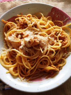 簡単♪キムチとツナのクリームスパゲティ-レシピのメイン写真