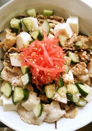 簡単、さっぱりゆで豚バラ丼-レシピのメイン写真