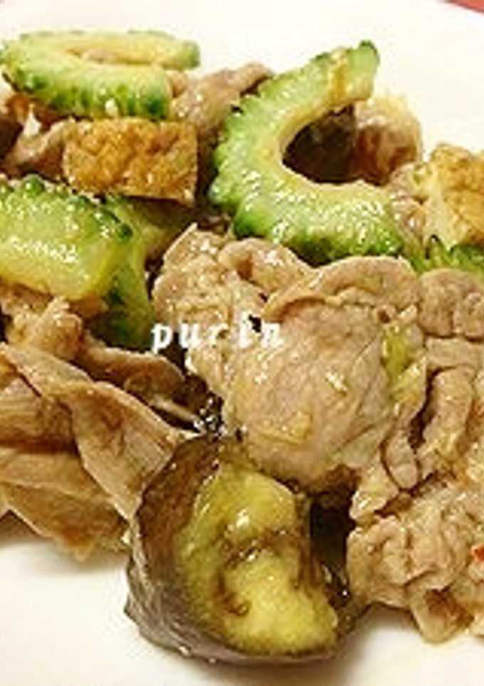 ご飯が進む！ゴーヤと豚肉の豆板醤炒め♪-レシピのメイン写真