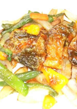 焼き鯖&野菜のあんかけ-レシピのメイン写真