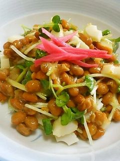 簡単☆竹輪とかいわれ大根の納豆あえ♪-レシピのメイン写真