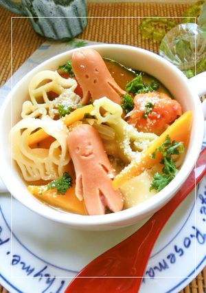 ソーセー人＠野菜たっぷりZooDLES-レシピのメイン写真