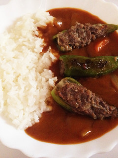 伏見甘長の肉詰めカレー-レシピのメイン写真