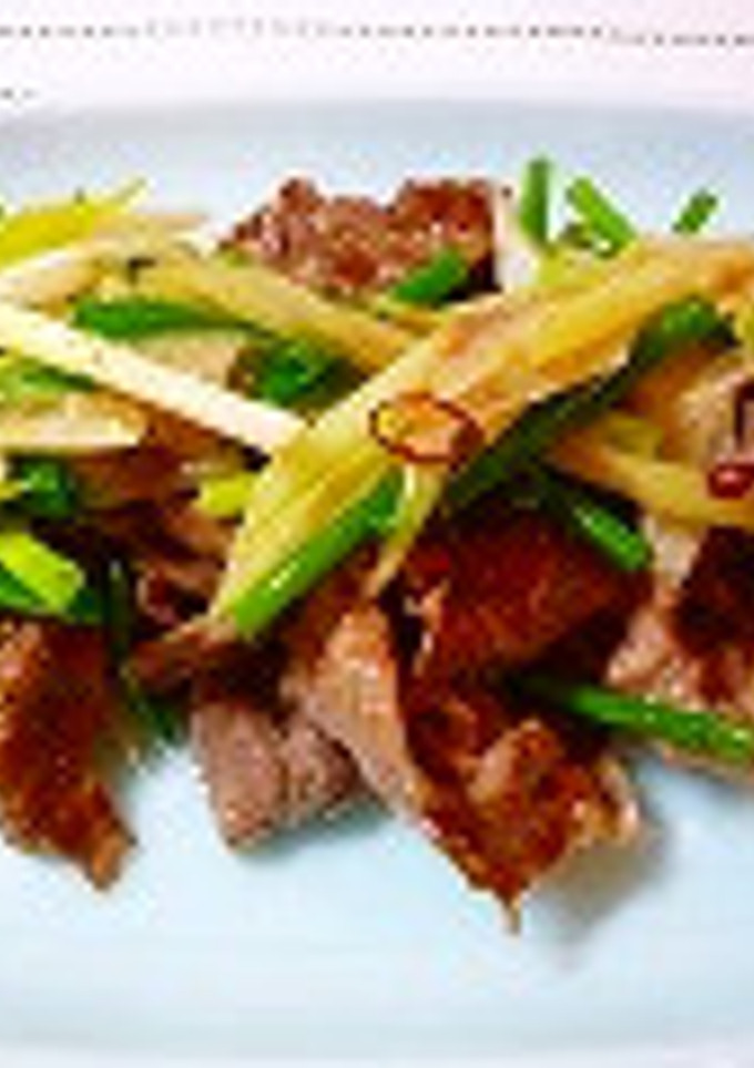 博多和牛のねぎ（博多万能ねぎ）焼き-レシピのメイン写真