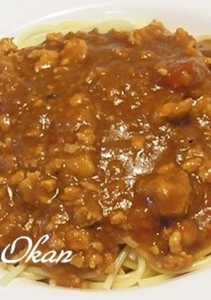 節約♪ムネ肉でミートソーススパゲティ-レシピのメイン写真