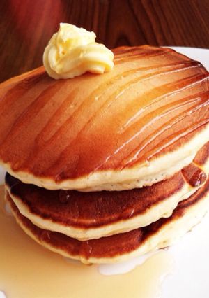 材料変わらず！＊ふわふわホットケーキ＊-レシピのメイン写真