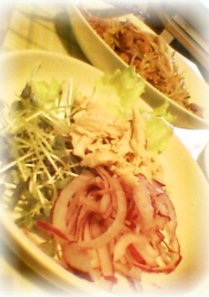 鶏ササミとカイワレのサラダ-レシピのメイン写真