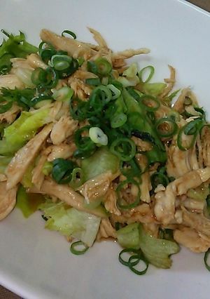 簡単ヘルシー鶏むね肉柔らか梅ジャム和え-レシピのメイン写真