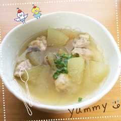 รูปของ 冬瓜と鶏肉のスープ