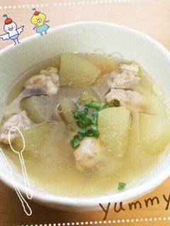 冬瓜と鶏肉のスープ-レシピのメイン写真