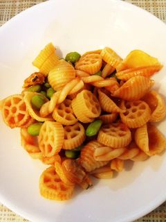 アサリとマカロニのトマト煮-レシピのメイン写真