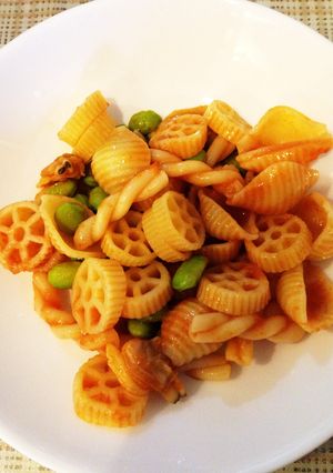 アサリとマカロニのトマト煮-レシピのメイン写真