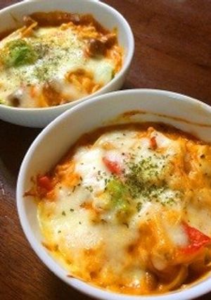 きのことアボカドのトマトクリームグラタン-レシピのメイン写真