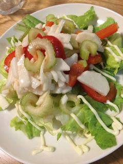 山芋とセロリの中華風サラダ-レシピのメイン写真